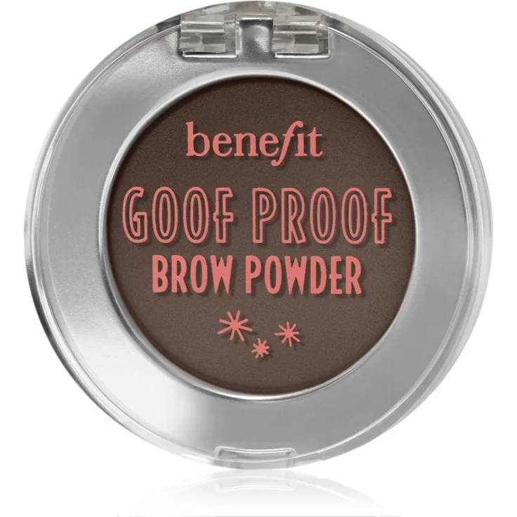Benefit Goof Proof Brow Powder, Augenbrauenpuder mit pudriger Textur, Farbton 4 Warm Deep Brown, 1,9 g