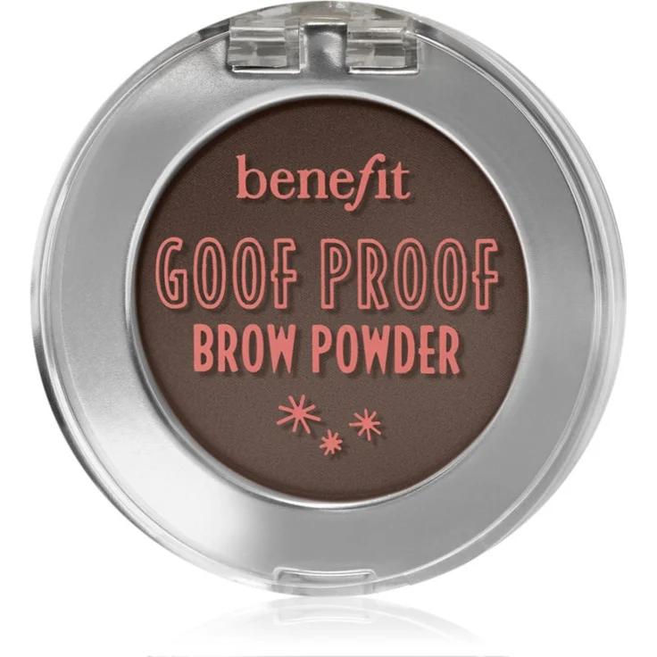 Benefit Goof Proof Brow Powder, Augenbrauenpuder mit pudriger Textur, Farbton 4 Warm Deep Brown, 1,9 g