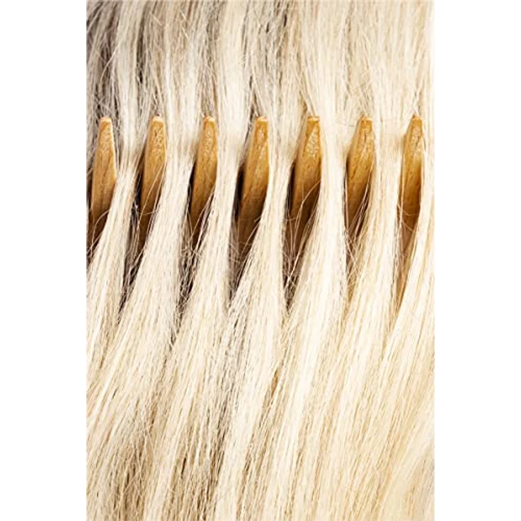 remos professional body care REMOS Haarkamm aus Buchenholz, 19 cm, mittel/feine Zahnung, antistatisch, hergestellt in Italien – Bild 4