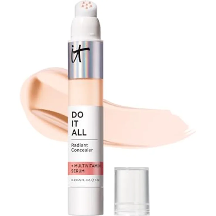 It Cosmetics Do-It-All Concealer, Fairest Neutral 110, 7 ml, leichte, aufbaubare Deckkraft, pflegende Formel