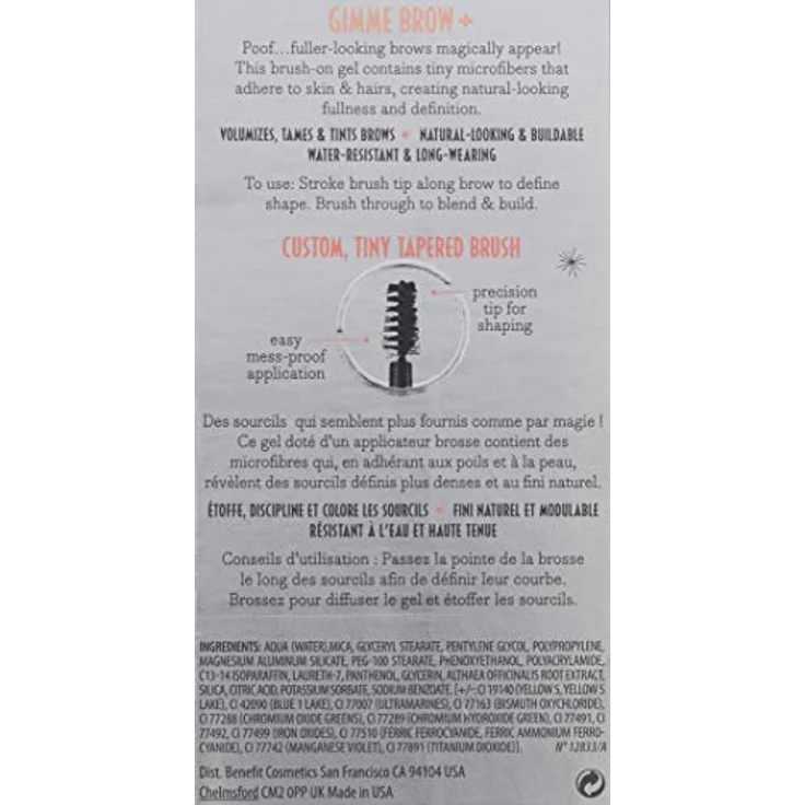 Benefit Augenbrauen Augenbrauengel Gimme Brow Nr. 03 Light Medium 3 g – Bild 2
