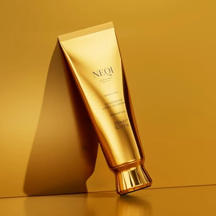 NEQI Diamond Glass Conditioner, Feuchtigkeit & Glanz mit Verbascum, entwirrende Pflege für geschmeidiges Haar, 250 ml, für alle Haartypen – Bild 2