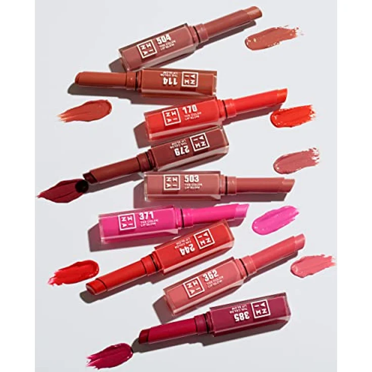 3INA The Color Lip Glow, hydratisierender Lippenstift mit Glanz, Farbton 504 - Medium, nude taupe, 1,6 g – Bild 7