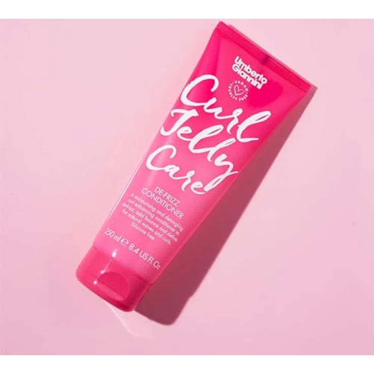 Umberto Giannini Curl Jelly Care De-Frizz Conditioner, 250 ml, hydratisierende Pflege für lockiges und welliges Haar mit De-frizzing Jelly-Formel – Bild 2