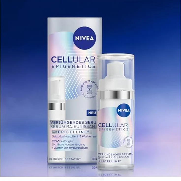NIVEA Cellular Epigenetics Gesichtsserum, Anti-Aging Serum zur Hautverjüngung, 30 ml – Bild 8
