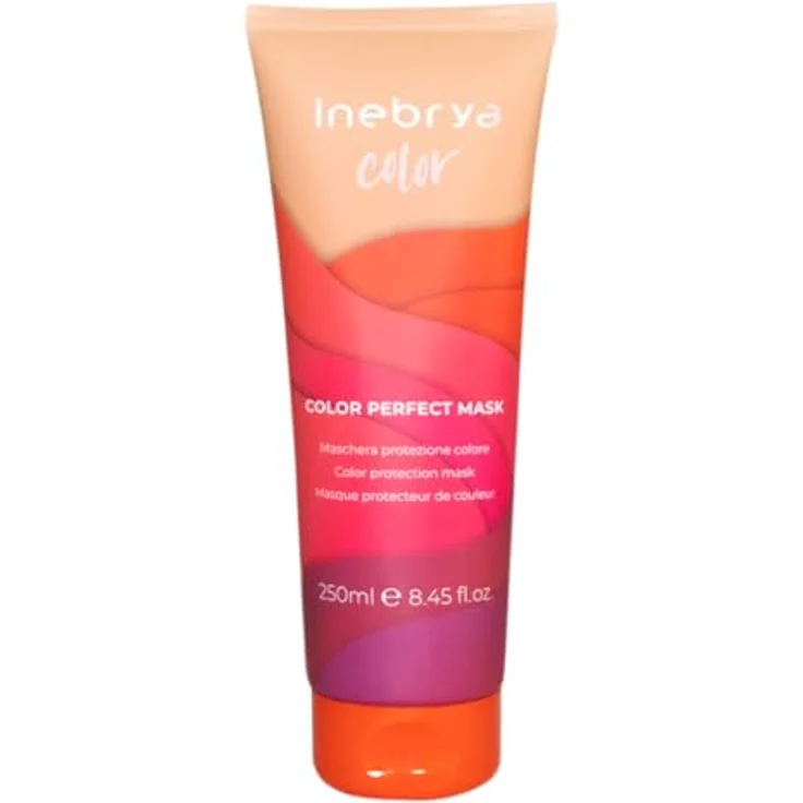 Inebrya Color Perfect Mask Farbschutz, 250 ml - Haarkur & Öl für Qualität/Haltbarkeit, Langlebigkeit, und Robustheit – Bild 1