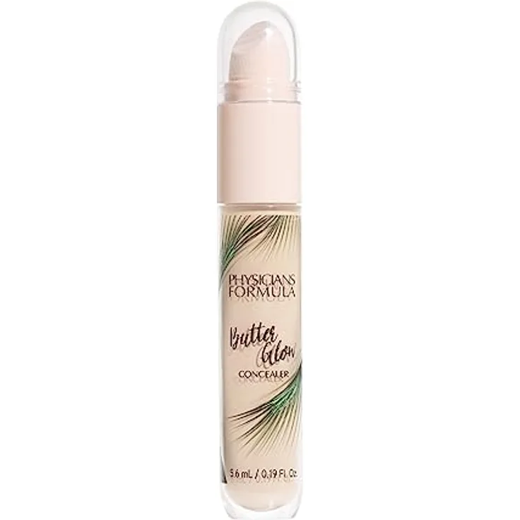 Physicians Formula Butter Glow Aufhellender Concealer, Farbton Light, 5,6 ml mit cremiger Textur und Applikator