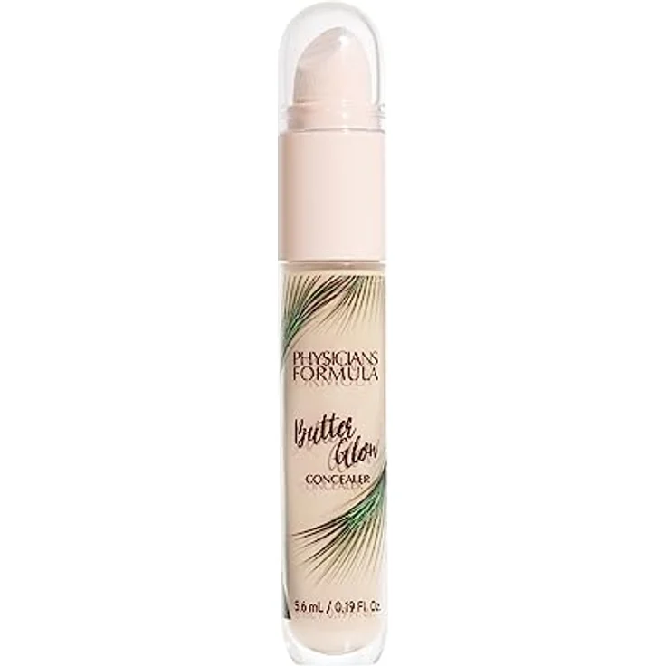 Physicians Formula Butter Glow Aufhellender Concealer, Farbton Light, 5,6 ml mit cremiger Textur und Applikator – Bild 1