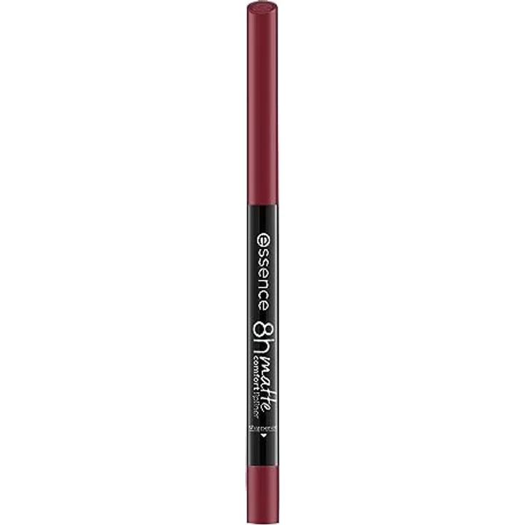 essence 8h matte comfort lipliner, Lip Pencil, Lippenkonturenstift, Nr. 08 Dark Berry, rot, sofortiges Ergebnis, langanhaltend, matt, vegan, wasserfest, Mikroplastik Partikel frei (0,3g) – Bild 3