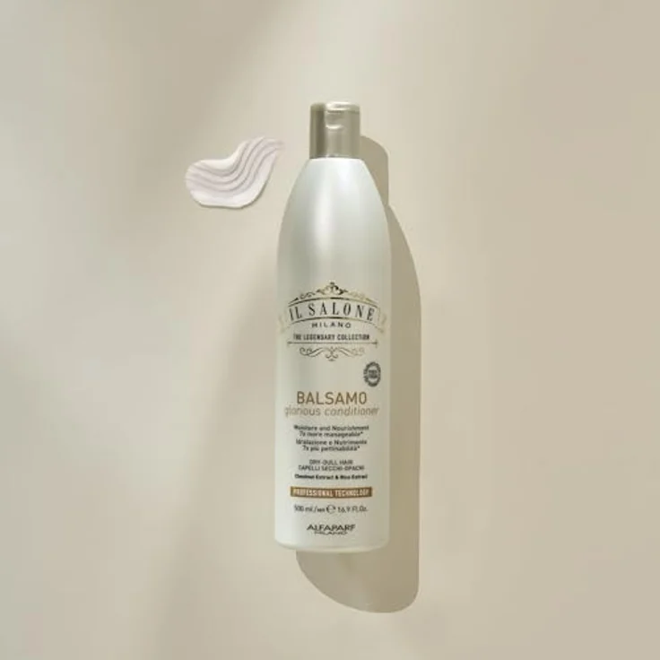 Alfaparf Milano Il Salone Milano Glorious, nährender Conditioner für trockenes und beschädigtes Haar, 500 ml, schützt vor Beschädigungen und bewahrt den brillanten Glanz – Bild 10