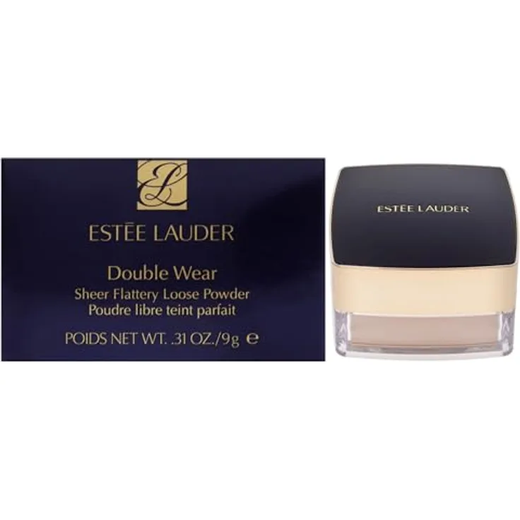 Estée Lauder Double Wear Sheer Flattery Loose Powder, Translucent Soft Glow, 9 g - Puder für einen natürlichen Look mit mattierendem Effekt und hautschmeichelnder Textur