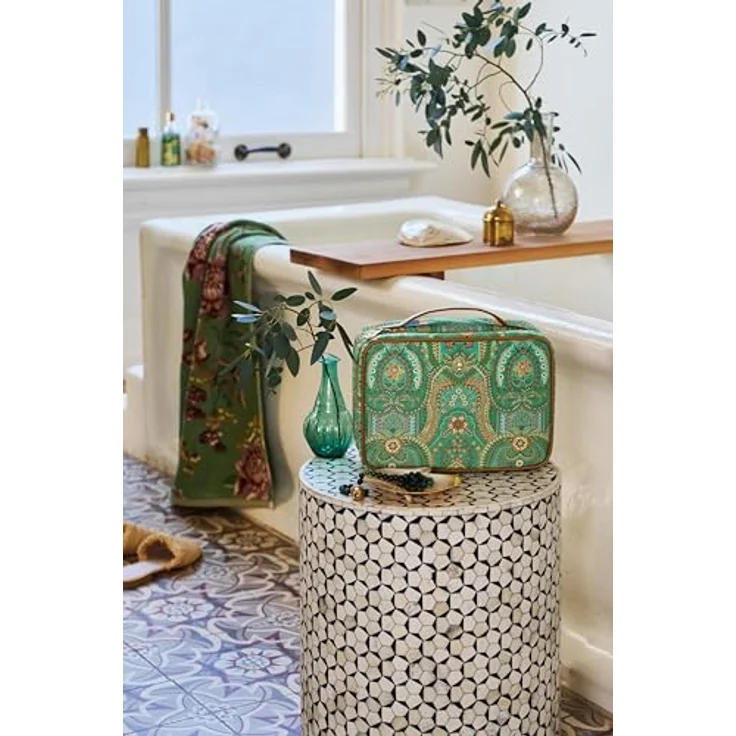 Pip Studio Casey Beauty Case Jabali Green, geräumig und robust, 27x10x19cm mit praktischem Design – Bild 4