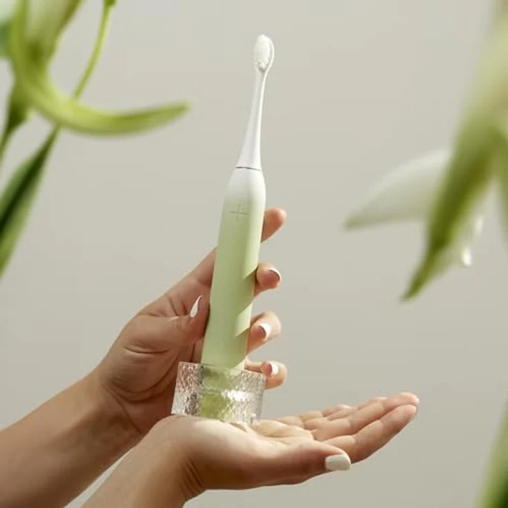 Be Lucent LUCENT Prism, Elektronische Schallzahnbürste mit Drucksensor, 3 Putzmodi, mint – Bild 5