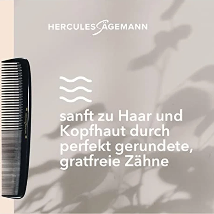 HERCULES SÄGEMANN - 942-328 Meisterkamm | Großer Kamm mit unterschiedlich weiter Zahnteilung zum einfachen kämmen und schneiden von Haaren | Größe: 9 Zoll – Bild 3