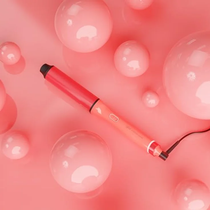 ghd chronos curve max Lockenstab in Candy Coral, 38mm Durchmesser für langanhaltende Wellen, inkl. Hitzeschutz-Etui und Styling-Handschuh – Bild 8