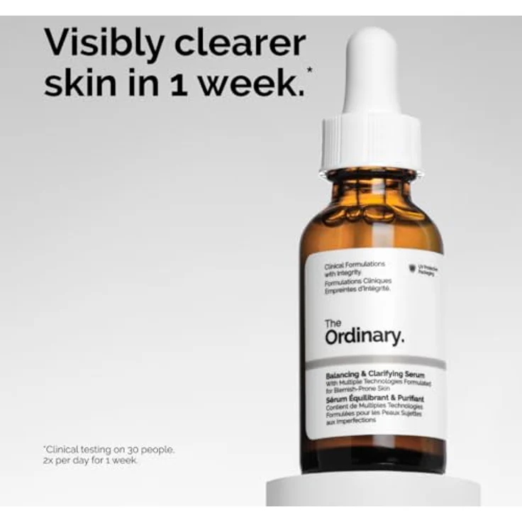The Ordinary Balancing & Clarifying Serum 30ml - Reduces Pores, Minimizes Shine, Strengthens Skin Barrier – Bild 2