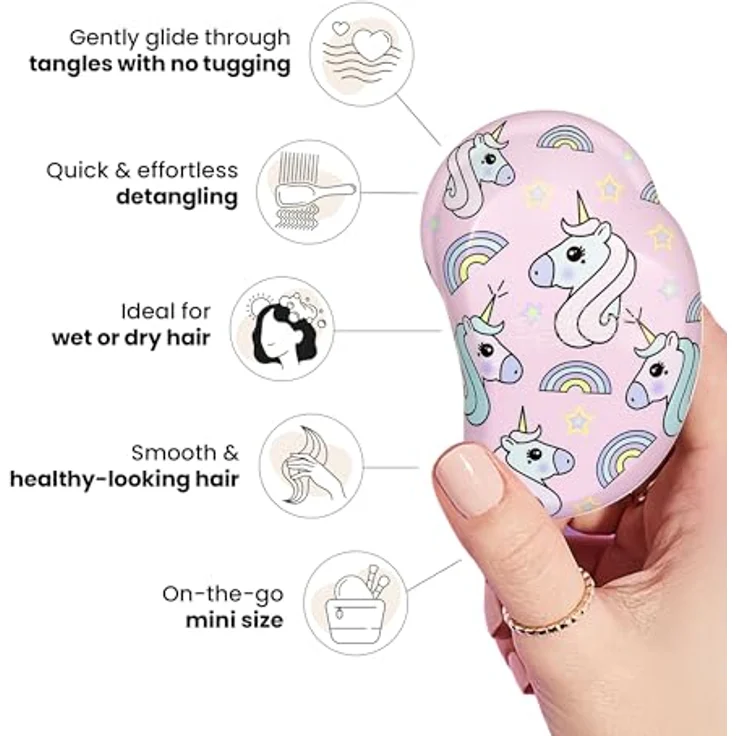 Tangle Teezer Bürste Salon Elite Bürste Wet & Dry Unicorn – Bild 4