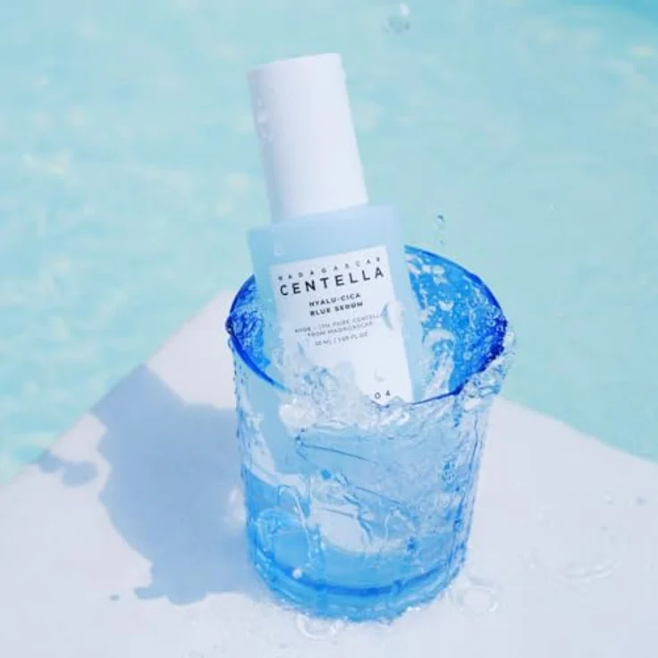 SKIN1004 Hyalu-CICA Blue Serum 1.69 fl.oz(50ml) | 5 Layer Hyaluronic Acid Cica Niacinamide | Hydrating and Refreshing Multi-Care Solutions, Wasser-Gel-Typ – Bild 3