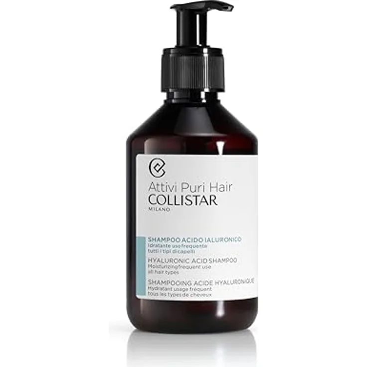 Collistar Shampoo Mit Hyaluronsäure, Feuchtigkeitsspendend und Für Häufiges Waschen, Alle Haartypen, 250 ml