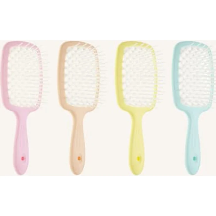 Janeke Superbrush große flache Bürste für das Haar, 20,3 x 8,5 x 3,1 cm, geeignet für nasses Haar und schonendes Entwirren – Bild 3