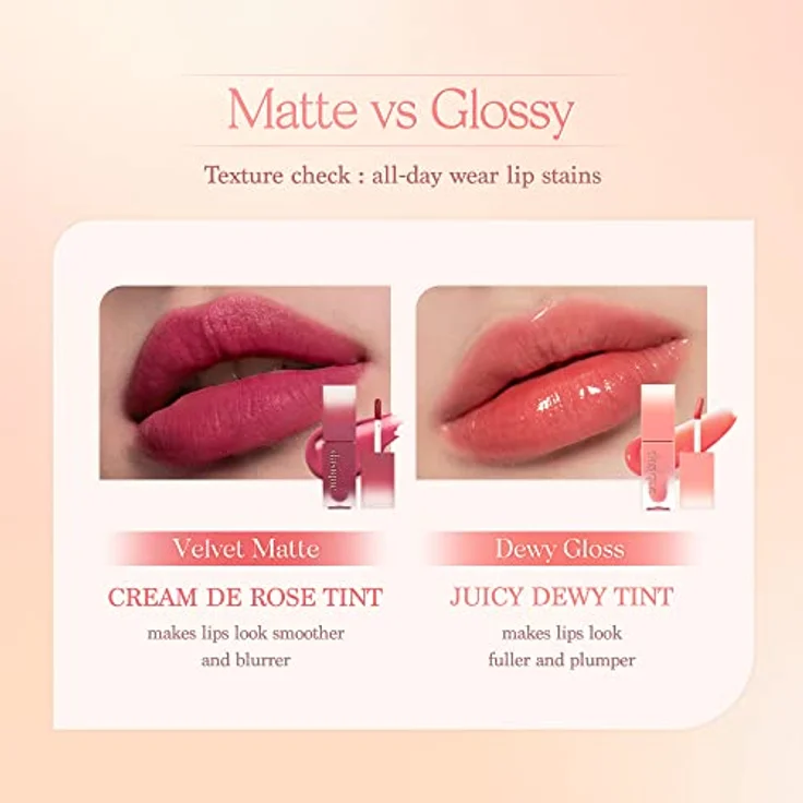 Dasique Juicy Dewy Lip Tint, langlebiger Lipgloss, Farbton 02 Melon Sherbet, 3.5 g, feuchtigkeitsspendend, langanhaltend, glanzvolle Lippenpflege – Bild 10