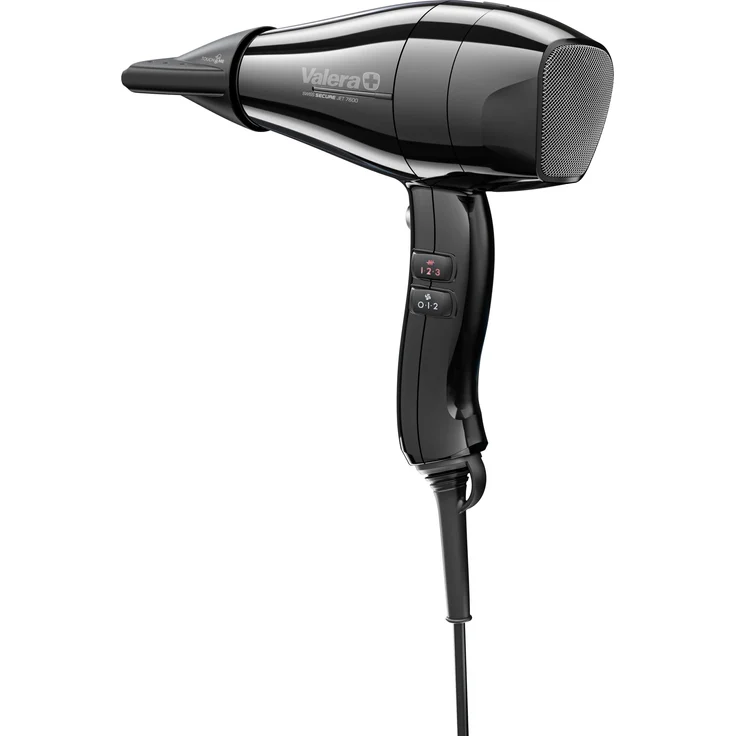 Valera Swiss Secure Jet 7600, Haartrockner mit Fehlerstromschutz und Ionen-Generator, 2000 W, ergonomischer Griff