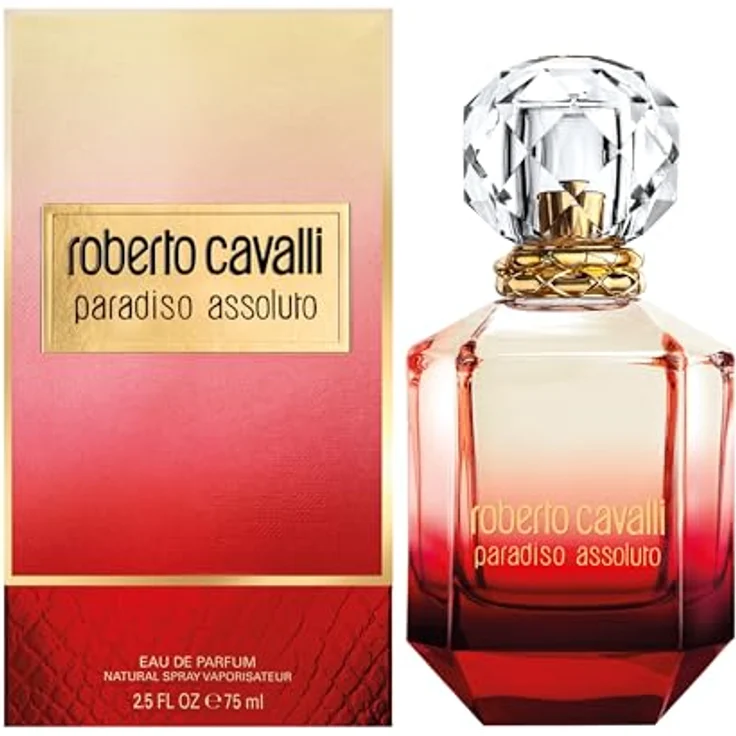 Roberto Cavalli Paradiso Assoluto, Eau de Parfum für Damen, Würzig-floraler Duft, 75 ml – Bild 4