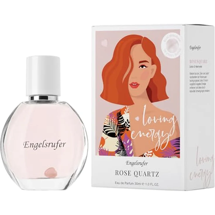 Engelsrufer Powerful Stone Loving Energy for Her Eau de Parfum Damenduft 30ml, Rosenquarz-Stein der Liebe, floral-holziger Duft – Bild 2