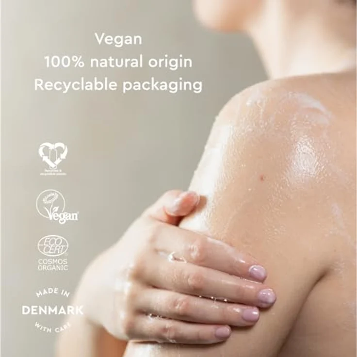 Urtekram Wild Lemongrass, Body Wash 500ml - milde Waschlotion, belebt & pflegt die Haut, 100% vegan (Veganblume) – Bild 4