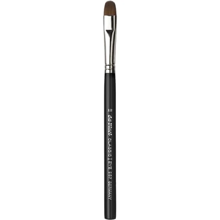 Da Vinci Classic Lidschattenpinsel, gerade und wellige Kunstfasern für präzise Lidschattenanwendung, 1 ct – Bild 5