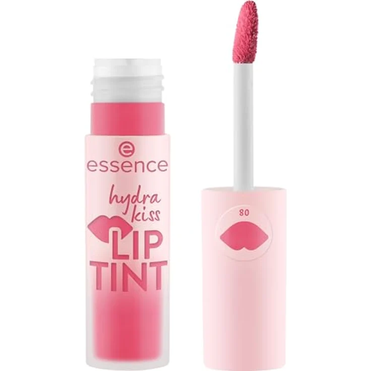 Essence hydra kiss LIP TINT, Lippenstift Nr. 08, Rot, langanhaltend, vegan, ohne Parabene, 4ml – Bild 1