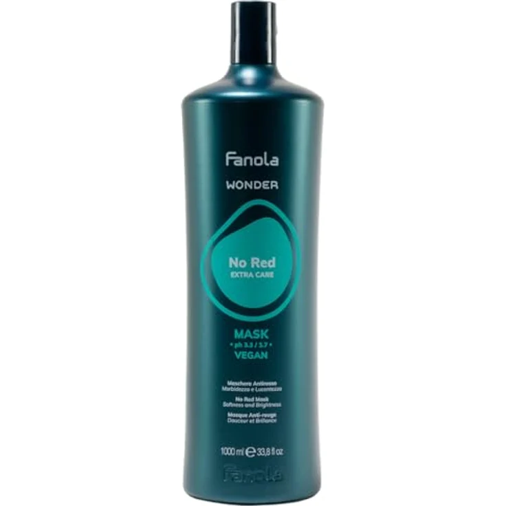 Fanola Wonder No Red Anti-Rot-Maske, 1000 ml - Entwirrt, nährt und befeuchtet das Haar – Bild 1