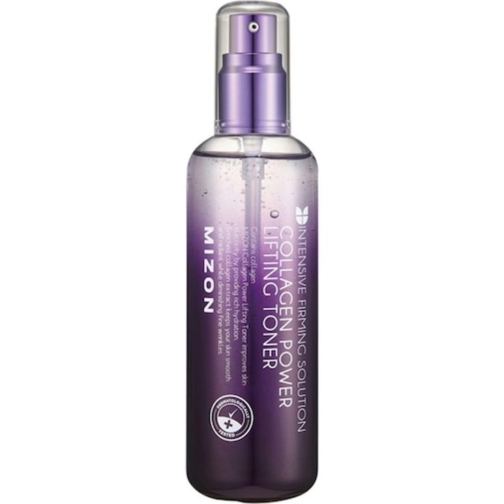 Mizon Collagen Power Lifting Toner für Damen, Gesichtswasser mit 54% Kollagen, 120 ml