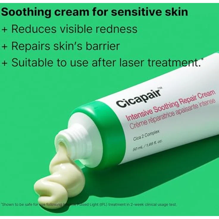 Dr. Jart+ Cicapairâ„¢ Intensive Soothing Repair Cream, beruhigende Gesichtscreme zur Reduzierung von Hautrötungen, 50 ml – Bild 2