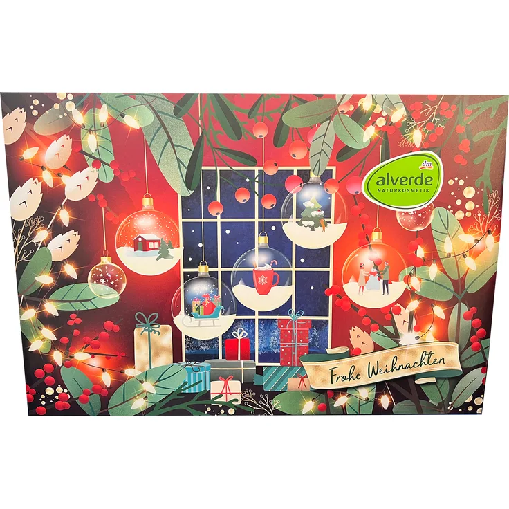 Alverde Adventskalender mit Pflege-Produkten