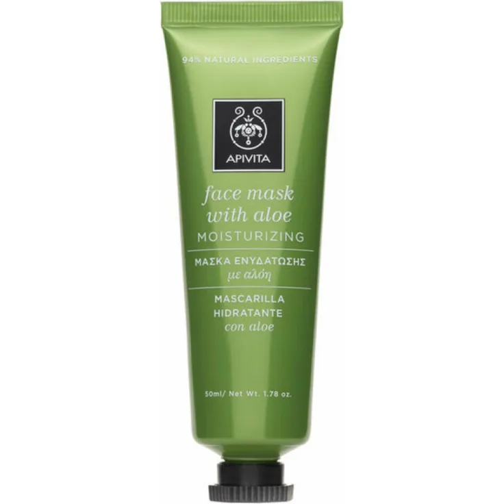Apivita Face Care Masks & Scrubs Face Mask With Aloe Maske Anti-Falten 50 ml, für eine gepflegte Haut