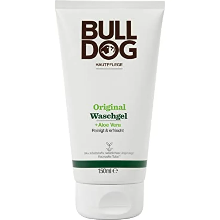 BULLDOG - Hautpflege für Männer | Original Waschgel | feuchtigkeitsspendendes & beruhigendes Gesichtsreinigung | 150ml