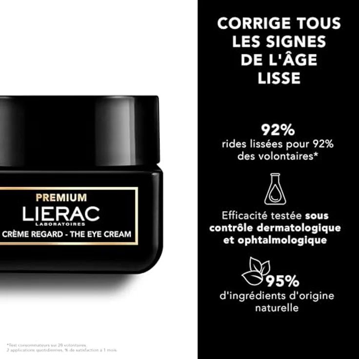 Lierac Premium The Eye Cream 20 ml, Kühlend und bequem – Bild 2