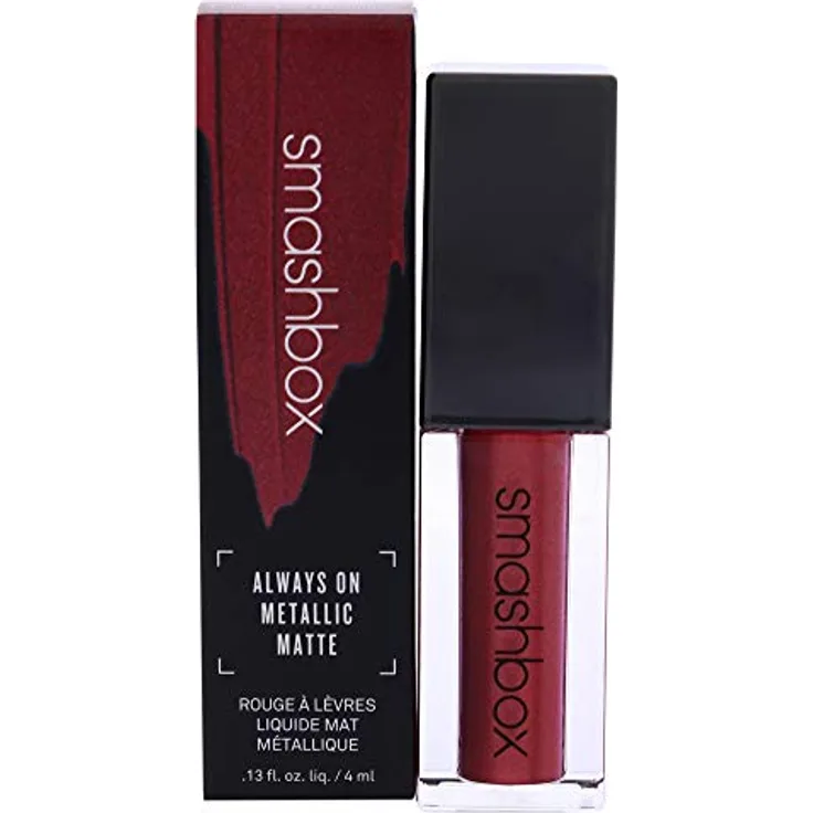 SmashBox Always On Metallic Matte Liquid - Hot Damn For Women 3,7 g Lippenstift