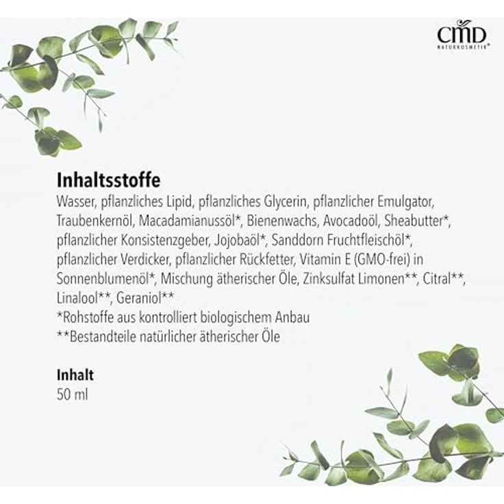 CMD Sandorini, Pflegecreme, 50ml (1er Pack) – Bild 6