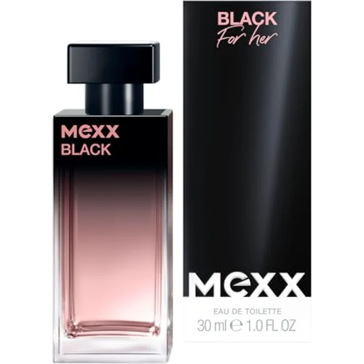 Mexx BLACK Woman Eau de Toilette, intensiver Duft mit fruchtigen Noten, 30ml – Bild 2