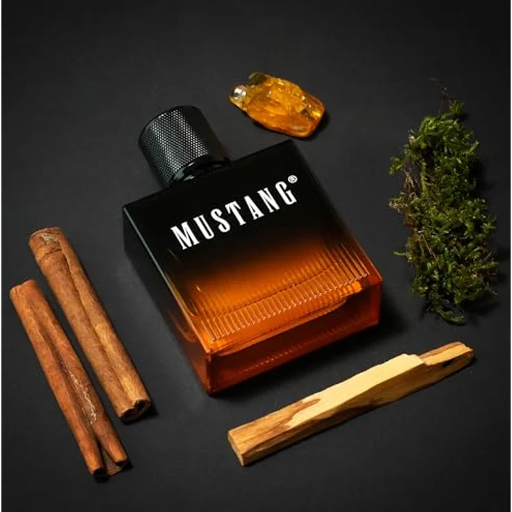 MUSTANG Mustang Signature for him, Herrenparfüm 50ml, orientalisch-aromatisches Eau de Toilette mit Zimt, Ingwer, Kaschmirholz und Amber – Bild 5