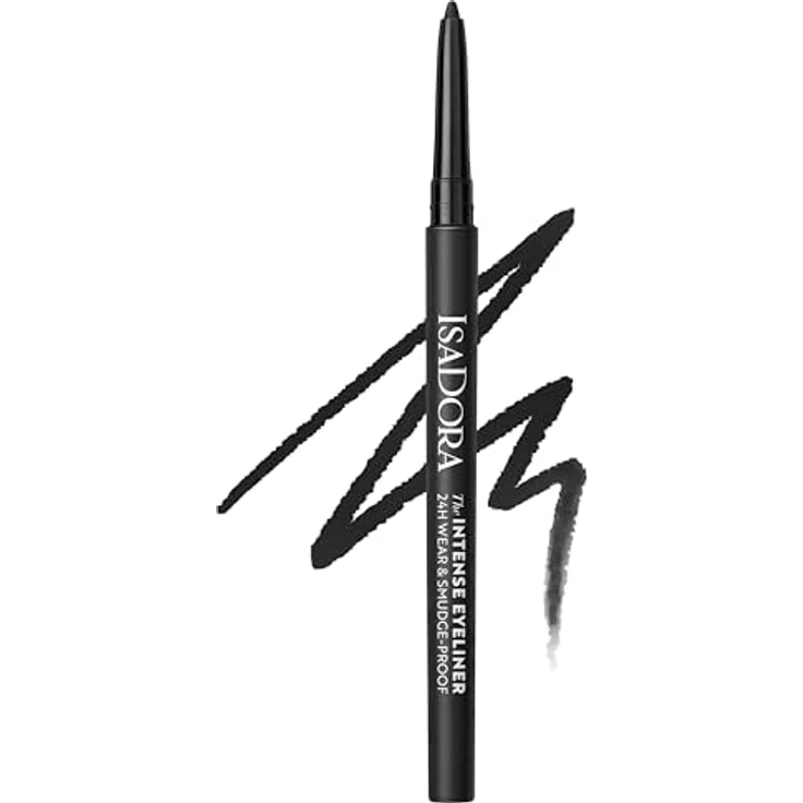 IsaDora The Intense 24H Wear & Smudge-proof Eyeliner, vegane Formel in INTENSE BLACK, 0,35 g – Bild 1