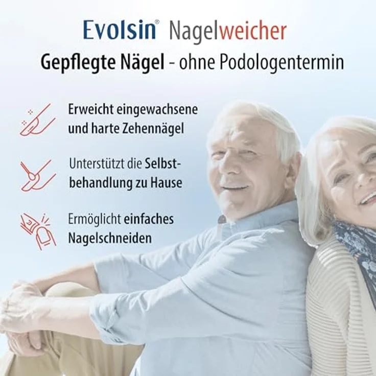 Evolsin Nagelweicher für eingewachsene Zehennägel, 20ml - Effektive Nagelpflege für sanfte Nagelbehandlung – Bild 2