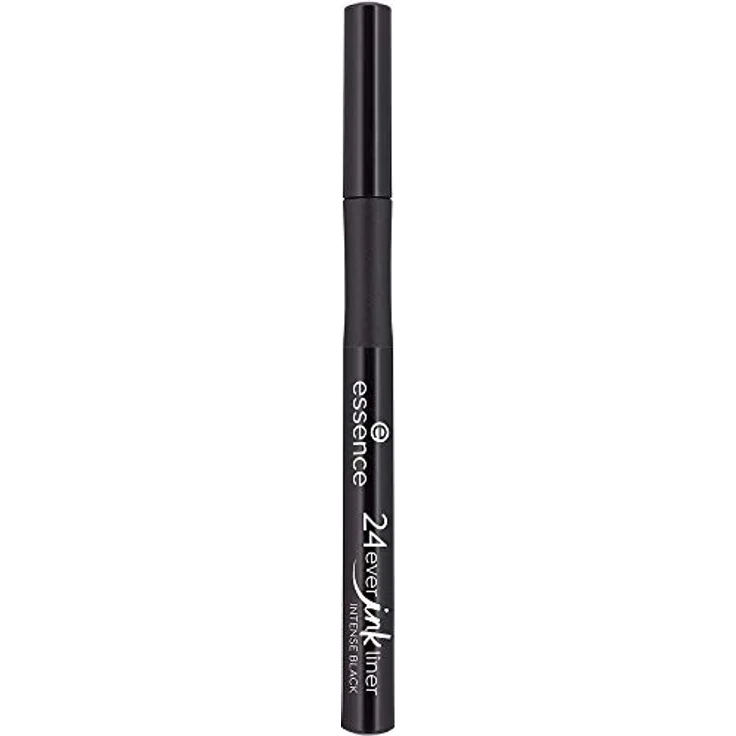 essence 24ever ink liner, Eyeliner, Eye Liner, intensives Schwarz, Nr. 01 Intense Black, schwarz, sofortiges Ergebnis, langanhaltend, matt, wasserfest, vegan, ohne Parfüm (1,2ml) – Bild 3
