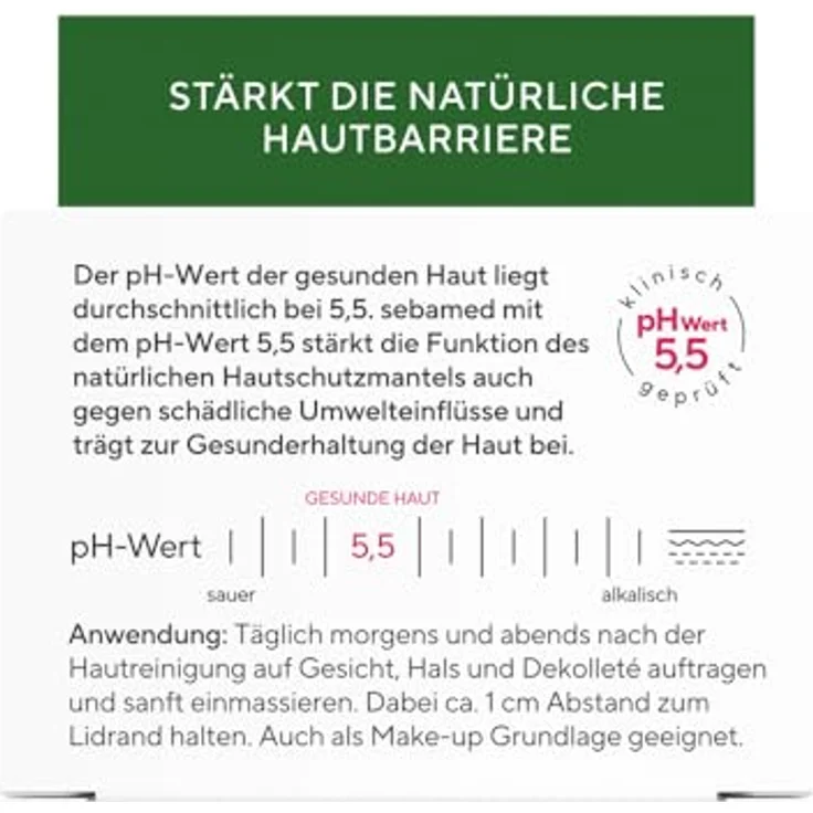 Sebamed Hautberuhigende Gesichtscreme Trockene Haut 50 ml, beruhigt empfindliche Haut, lindert Spannungsgefühle und Juckreiz, vegan, made in Germany – Bild 3