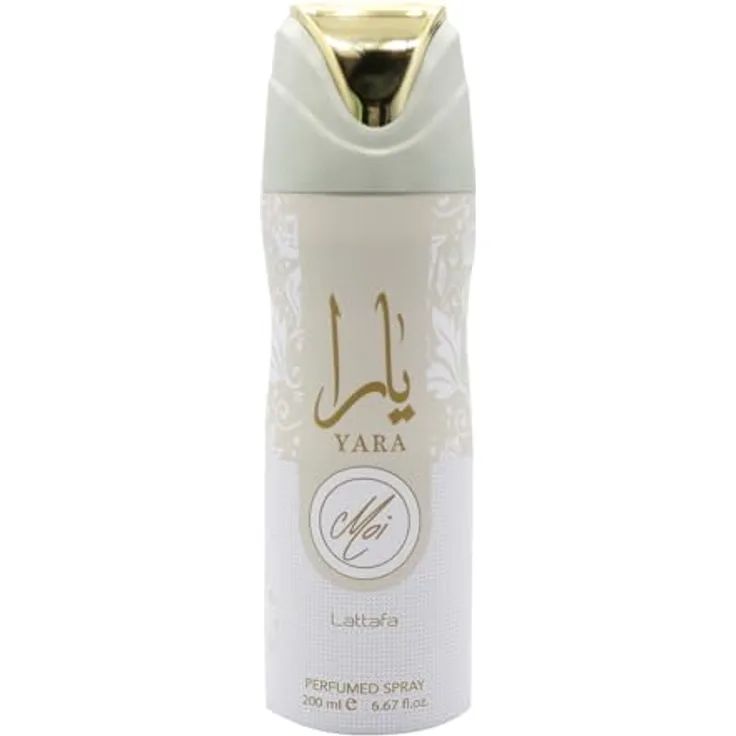 Lattafa Yara Moi Desodorante Spray, 200ml, langanhaltende Frische und leicht parfümierte Formel