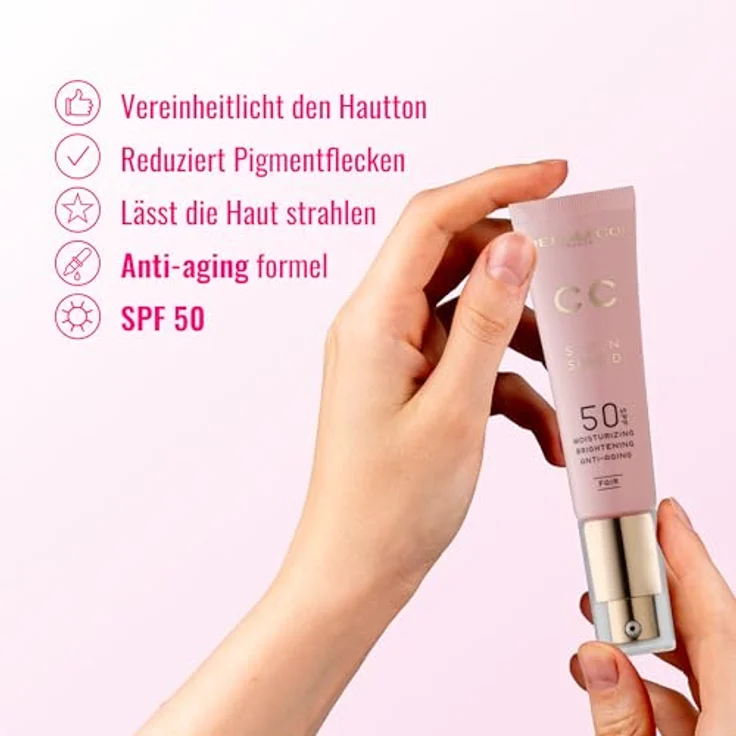 Dermacol CC Sun Shield CC Cream mit verjüngender Wirkung, SPF 50, Farbton Fair, 30 ml – Bild 4