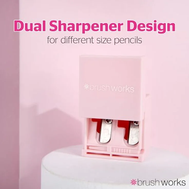Brushworks Anspitzer Kosmetikspitzer, Dekorative Kosmetik Make-up Accessoires – Bild 4