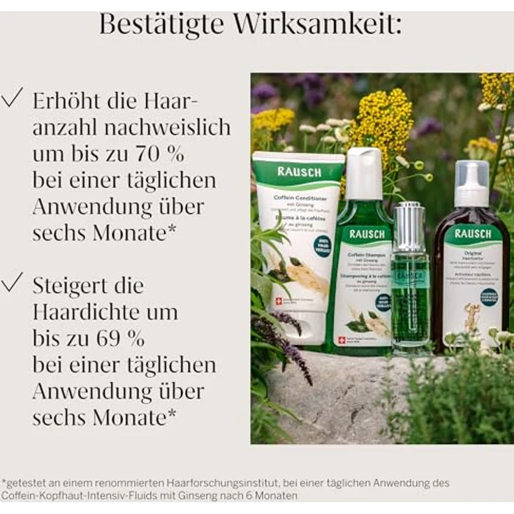 Rausch Coffein-Kopfhaut-Intensiv-Fluid mit Ginseng, 30ml - Rezeptfrei zur Stärkung der Kopfhaut – Bild 8